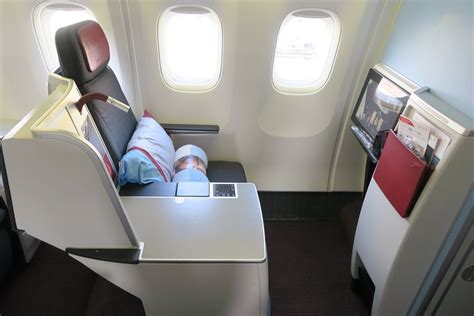 Austrian Business Class 767 Newark to Vienna .